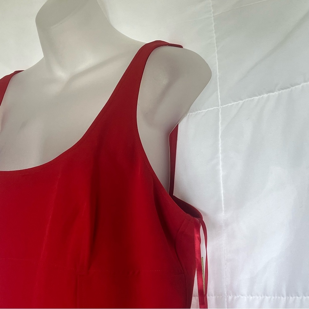 Gianni Bini “Tiger Fever” Bright Red Wide-Leg Jumpsuit – NWT – Size 12 - Picture 5 of 16